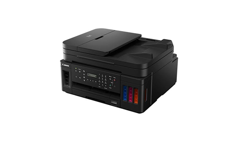 Cannon Pixma G7070 Wireless All-In-One Printer - Black (Side View)