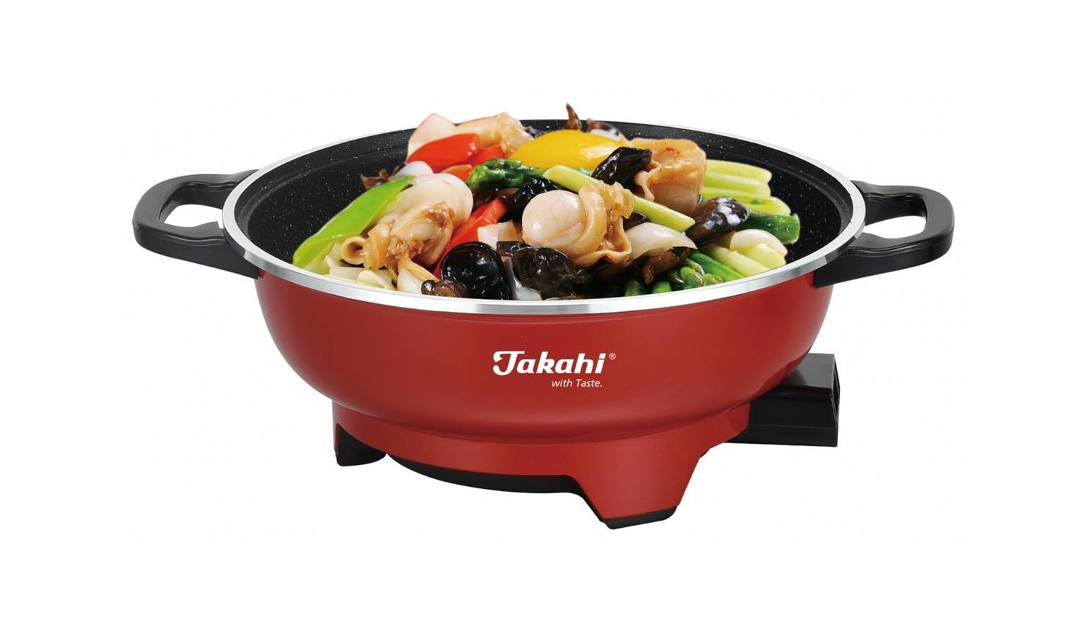 Takahi 30cm Electric Wok (3099) Harvey Norman Singapore