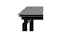Urban Huddersfield Ceramic Top Extension Dining Table – Black (Side View)