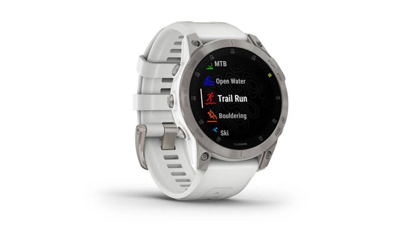 Garmin Epix 47mm Premium Outdoor Smartwatch (Sapphire - White Titanium) (IMG 3)