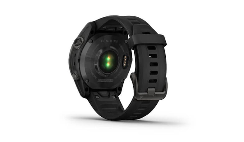 Garmin Fenix 7S Sapphire Solar 42mm Smartwatch – Carbon Gray DLC Titanium with Black Band (IMG 4)