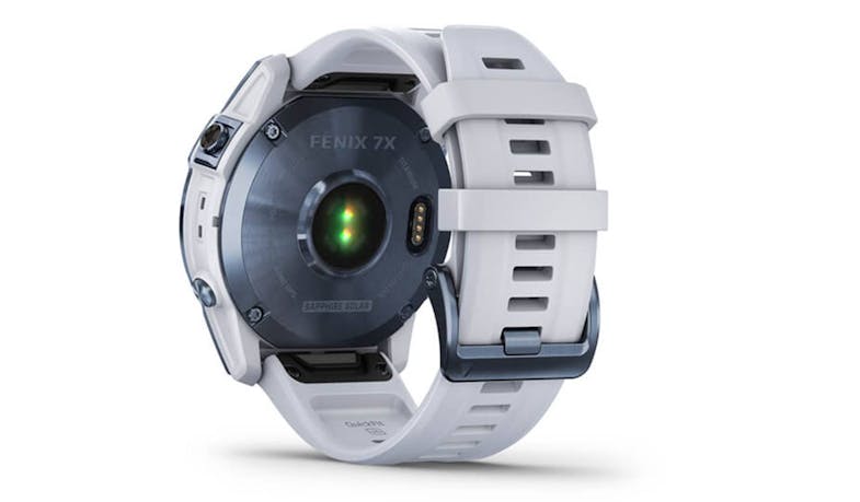 Garmin Fenix 7X Sapphire Solar 51mm Smartwatch – Mineral Blue DLC Titanium with Whitestone Band (IMG 4)