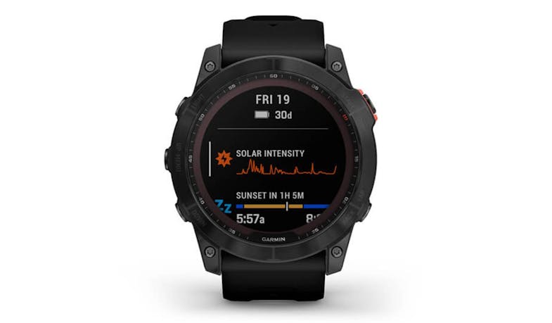 Garmin Fenix 7X Solar 51mm Smartwatch – Slate Gray with Black Band (IMG 2)