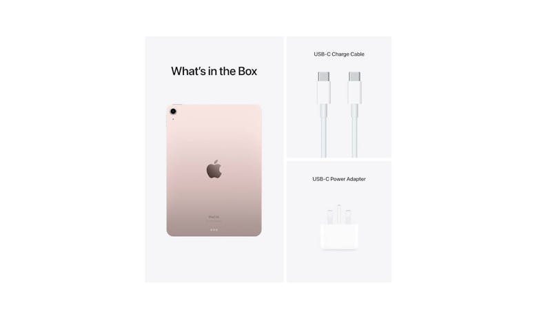 Apple iPad Air 10.9-inch 256GB Wi-Fi + Cellular - Pink (MM723ZP/A) - 03