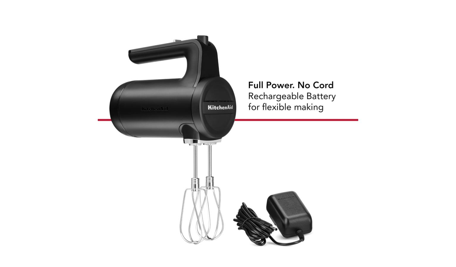 kitchenaid hand mixer matte black