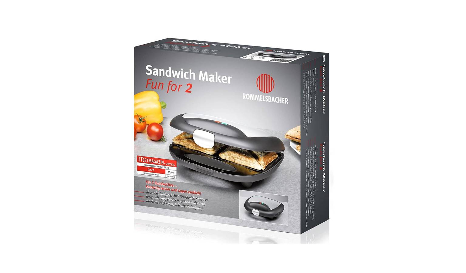 Rommelsbacher ST 710 Sandwich MakerHarvey Norman Harvey Norman Singapore