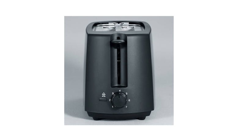 Severin AT 2287 Automatic Bread Toaster with Bun Warmer - Black (Side View)