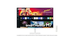 Samsung 32 inch M7 Smart Monitor – White (LS32BM701UEXXS) - Main