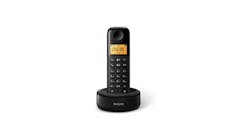 Philips Cordless phone - Black (D1601B/90) - Main