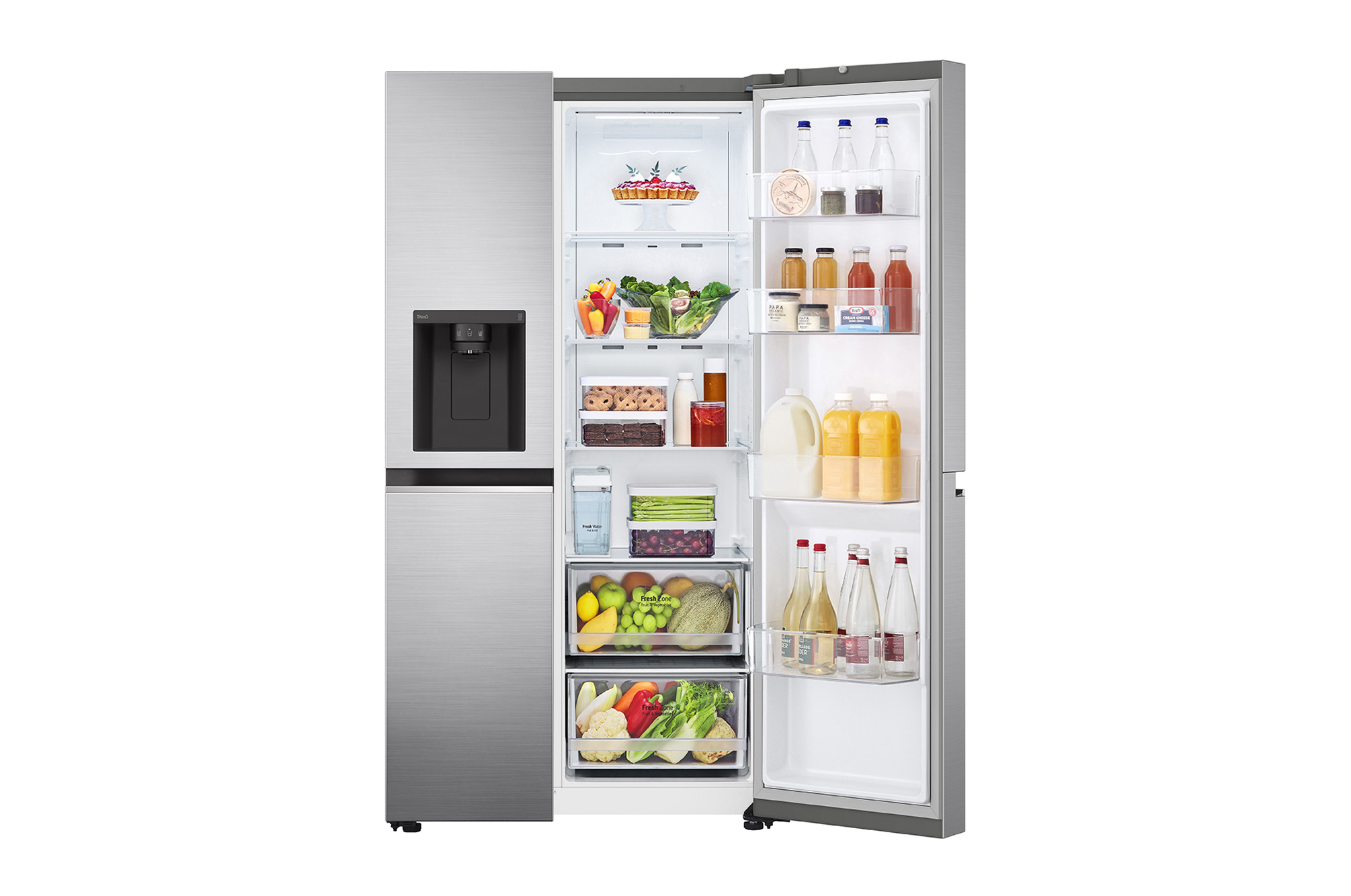 LG 617L SidebySide Refrigerator with Smart Inverter Compressor (GSL6172PZ) Harvey Norman