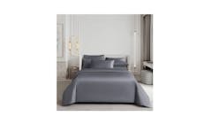 Canopy Nox Fitted Sheet Set Super Single - Grey (Main)