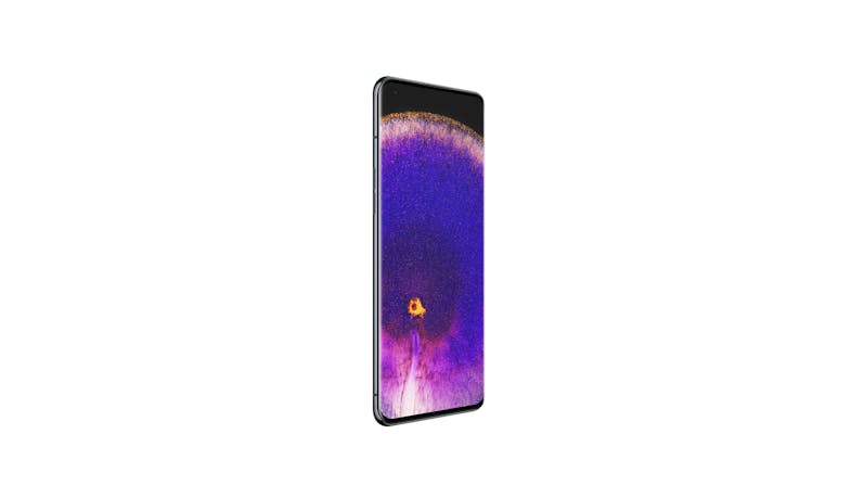 Oppo Find X5 Pro 5G (12GB/256GB) 6.7" Smartphone – Black (Side View)