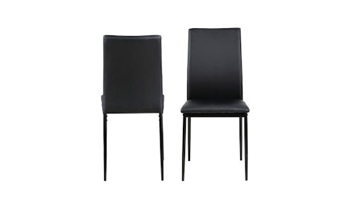 Urban Demina PU leather Dining Chair - Black (Main)