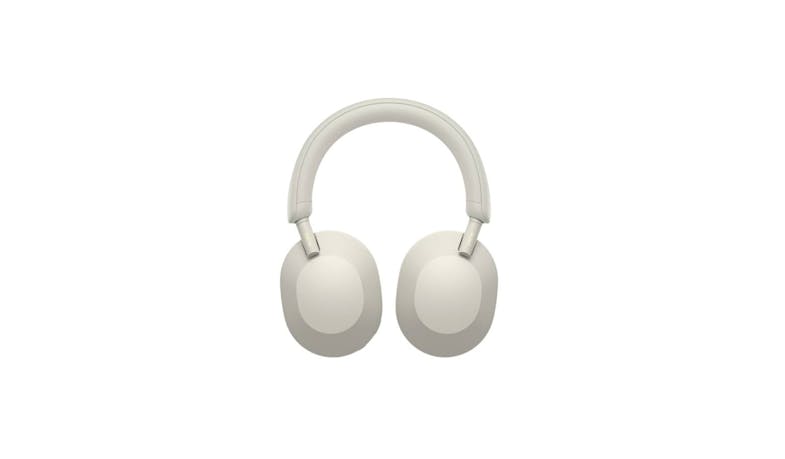 Sony Wireless Noise Cancelling Headphones - Silver (WH-1000XM5) - Top View