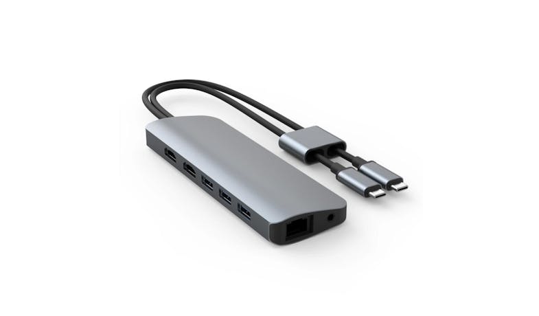 Hyper Drive VIPER 10-in-2 USB-C Hub HD392 - Space Gray
