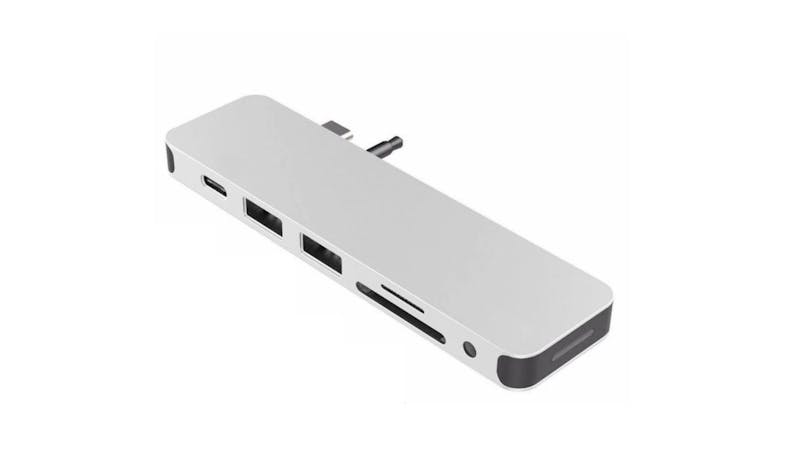 Hyper Drive SOLO 7-in-1 USB-C Hub Adapter - Silver