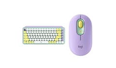 Logitech POP Wireless Mechanical Keyboard + Mouse with Customizable Emoji - Daydream Mint