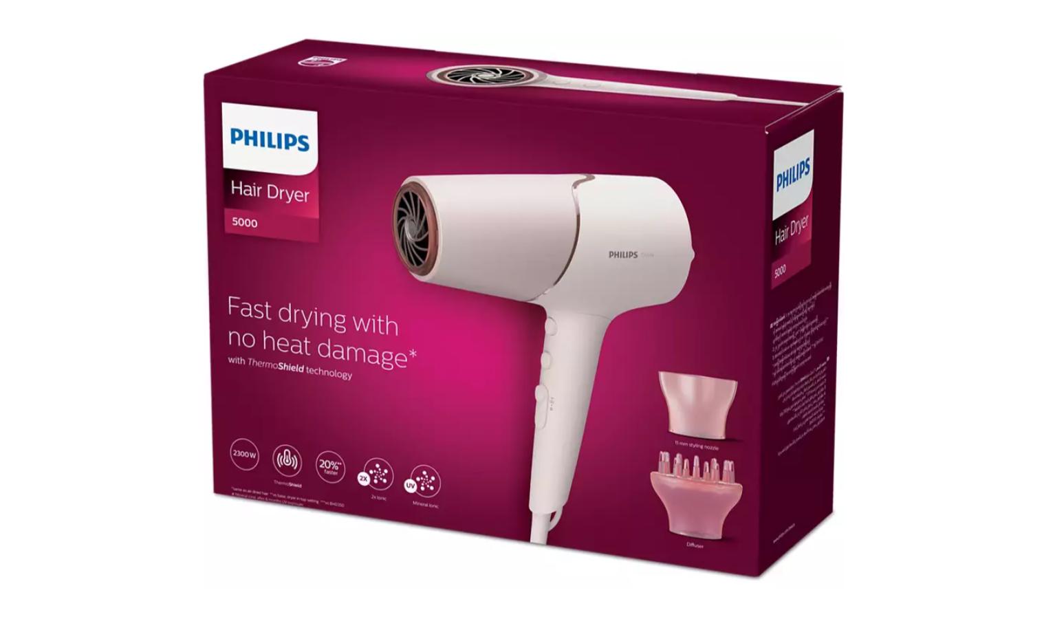 Philips 5000 Series Hair Dryer BHD530/03 Harvey Norman Singapore