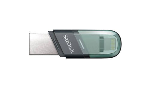 SanDisk iXpand Flash Drive Flip 2-in-1 USB Flash Drive (32 GB) - Sea Green (IMG 1)
