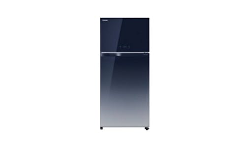 Toshiba 535L Top Mounted Freezer Refrigerator - Gradient Blue Green (IMG 1)