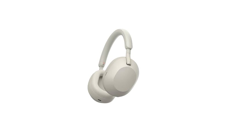 Sony Wireless Noise Cancelling Headphones - Silver (WH-1000XM5) - Side View