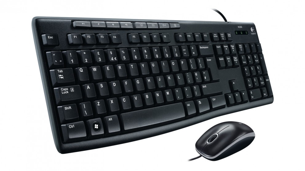 logitech mk200 media keyboard and mouse combo