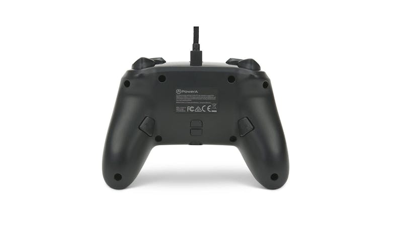 PowerA Enhanced Wired Controller for Nintendo Switch - Spectra (Back View)