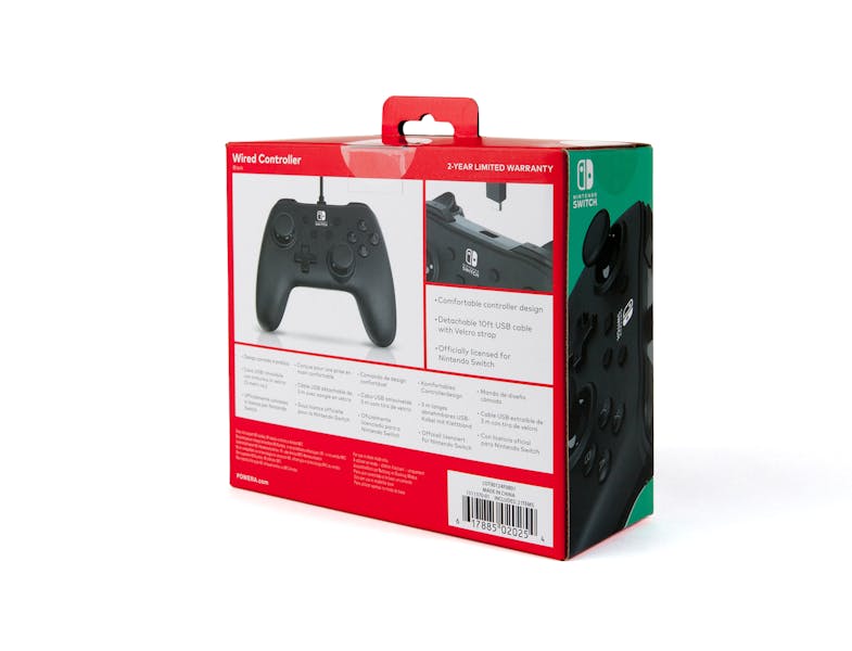 PowerA Wired Controller for Nintendo Switch - Black (02)