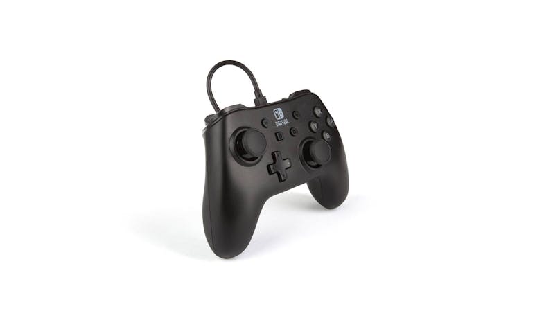 PowerA Wired Controller for Nintendo Switch - Black (Side View)