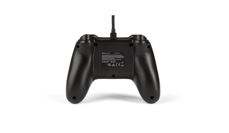 PowerA Wired Controller for Nintendo Switch - Black (Back View)