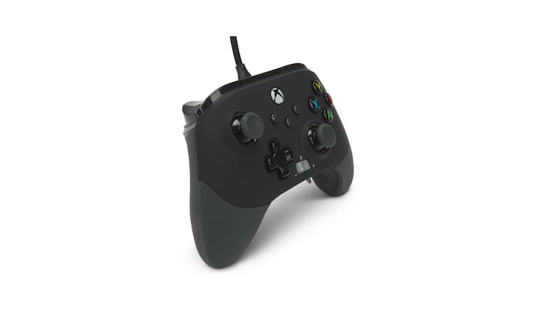 PowerA FUSION Pro 2 Xbox Wired Controller - Black/White (Side View)