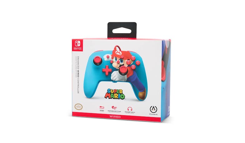 PowerA Enhanced Wired Controller for Nintendo Switch - Mario Punch (01)