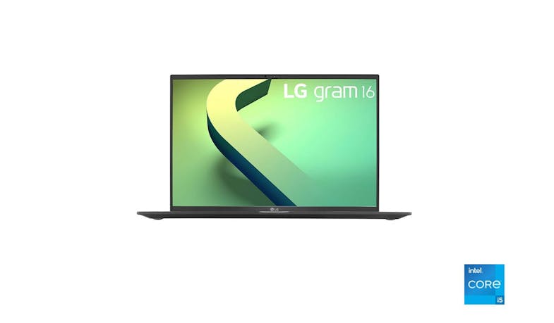 LG Gram (Core i5, 16GB/512GB, Windows 10) 16.0-inch Laptop - Obsidian Black (16Z90Q-G.AA55A3) - Main