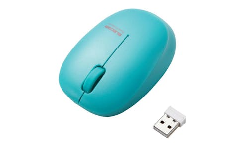 Elecom M-BL20DBSKGN Wireless Static Sound BlueLED Mouse - Green
