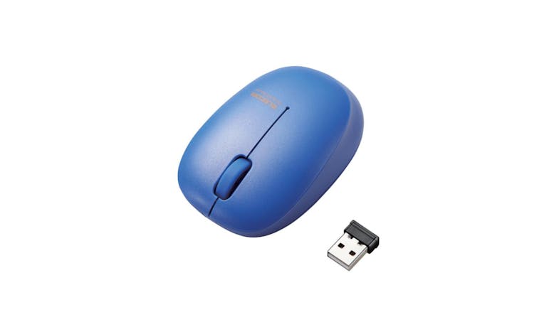 Elecom M-BL20DBSKBU Wireless Static Sound BlueLED Mouse - Blue