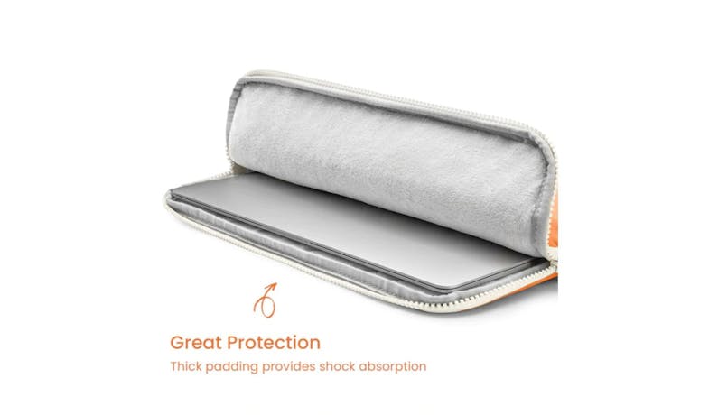Tomtoc Lady Laptop Sleeve for 14-inch MacBook Pro M1 Pro/Mac - Orange A23D2O1