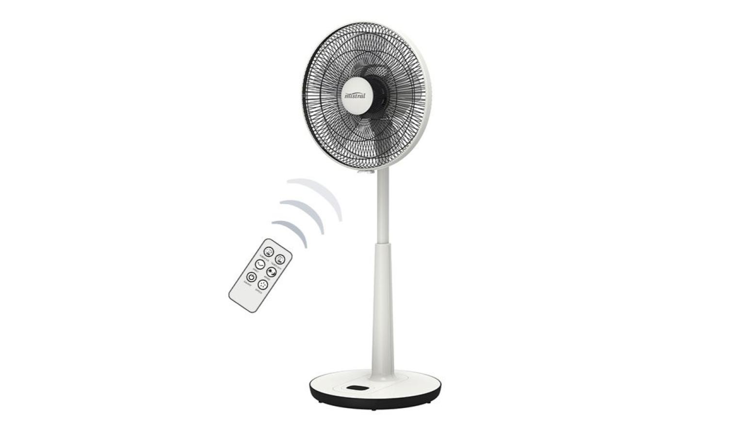 Mistral 14-Inch Slide Fan with Remote Control MLF3508DR