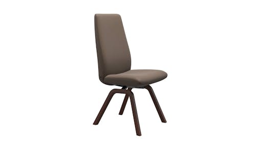 Laurel High Back Reclinable Dining Chair Batick Leather with D200 Legs