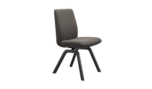 Laurel Low Back Reclinable Dining Chair Paloma Leather with D200 Legs