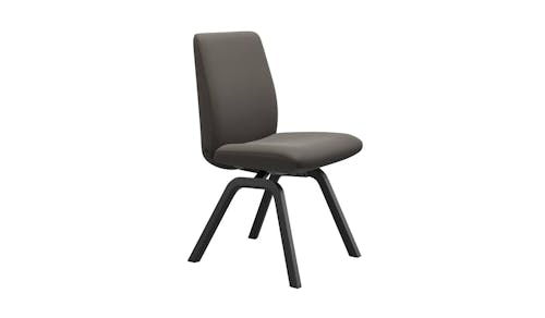 Laurel Low Back Reclinable Dining Chair Paloma Leather with D200 Legs