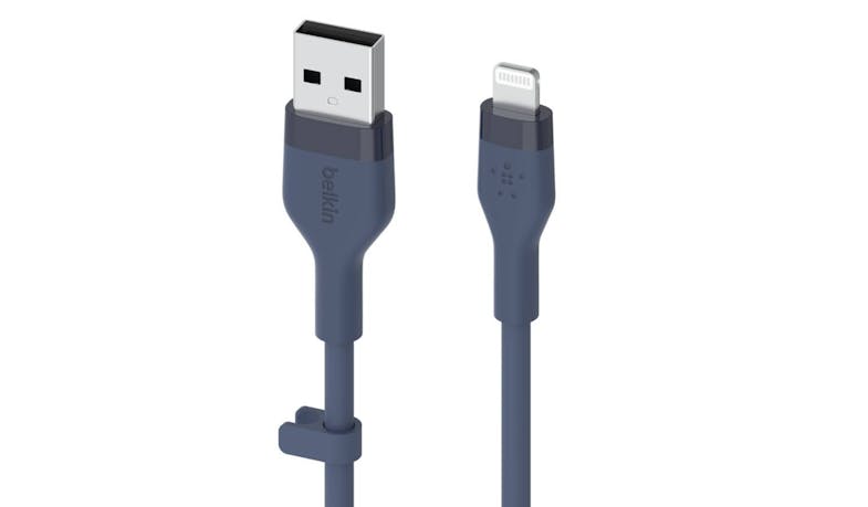 Belkin BOOST CHARGE Flex USB-A to Lightning Cable - Blue (1M) (IMG 2)