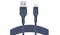 Belkin BOOST CHARGE Flex USB-A to Lightning Cable - Blue (1M) (IMG 3)