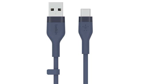 Belkin BOOST CHARGE Flex USB-A to USB-C Cable - Blue (1M) (IMG 1)