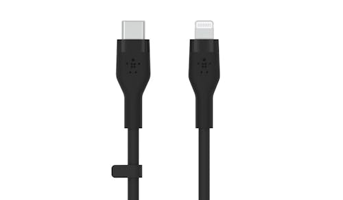 Belkin BOOST CHARGE Flex USB-C to Lightning Cable - Black (1M) (IMG 1)