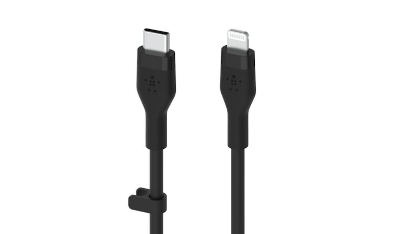 Belkin BOOST CHARGE Flex USB-C to Lightning Cable - Black (1M) (IMG 2)