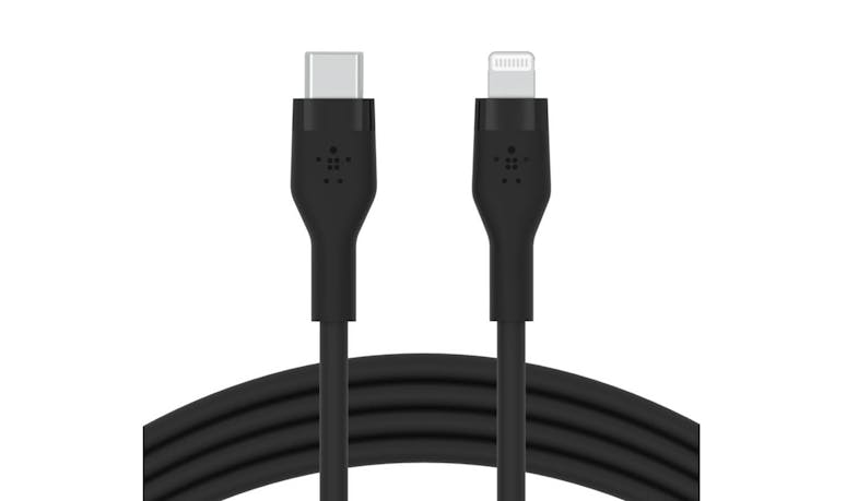 Belkin BOOST CHARGE Flex USB-C to Lightning Cable - Black (1M) (IMG 3)