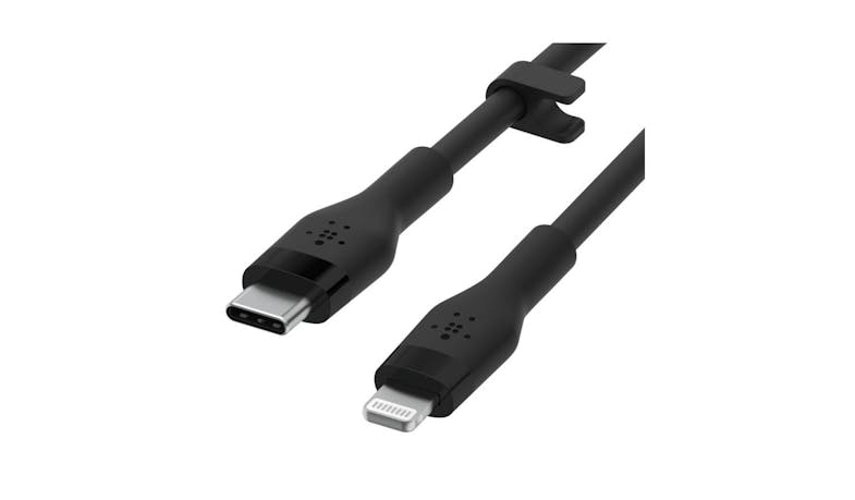 Belkin BOOST CHARGE Flex USB-C to Lightning Cable - Black (1M) (IMG 4)