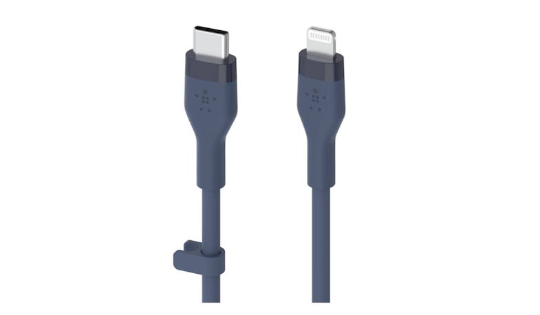 Belkin BOOST CHARGE Silicon USB-C to Lightning Cable - Blue (1M) (IMG 2)