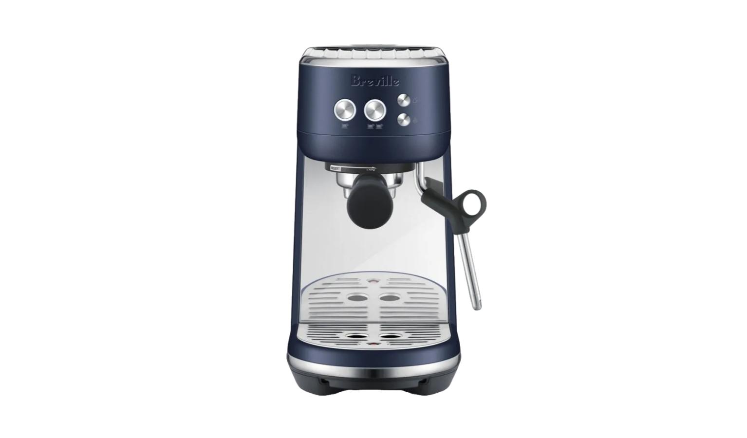 Breville Bambino Pump Espresso Coffee Machine Damson Blue Harvey
