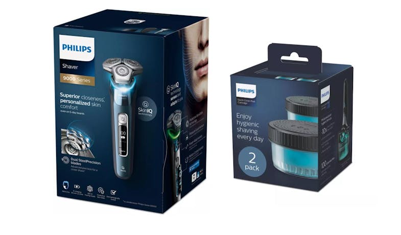 Philips Series 9000 Wet & Dry Electric Shaver with Quick Clean Pod Cartridge